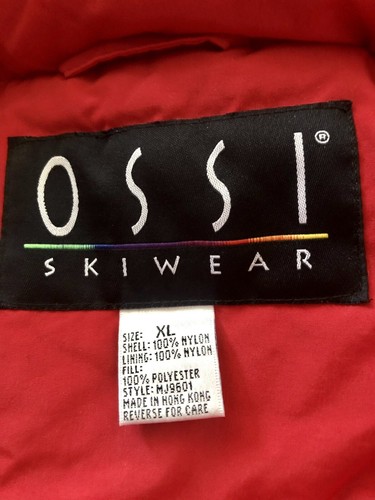 Ossi Ropa de Esquí Vintage Invierno Chaqueta de Esquí Snowboard Para Hombre Talla X-Grande - Imagen 5 de 8