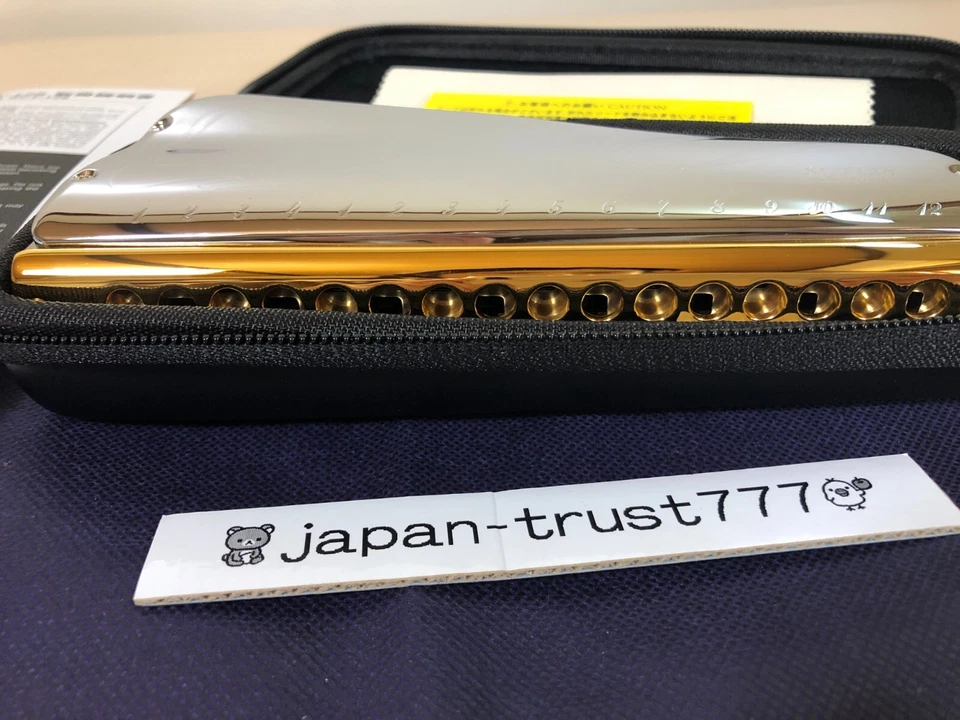 Suzuki SCT-128 Tremolo Professional Chromatic 16 Hole Harmonica JAPAN - Image 3 of 4