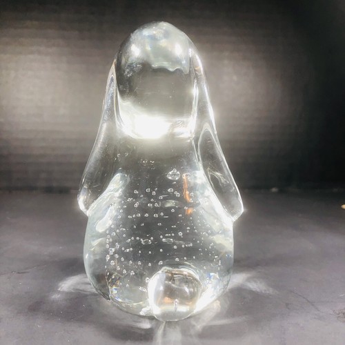VINTAGE ART GLASS HAND BLOWN BULLICANTE BASSETT HOUND DOG PAPERWEIGHT (BC2) - Picture 4 of 8