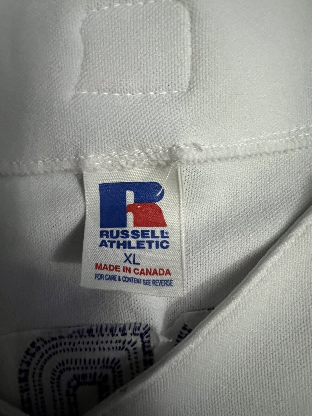 1998 GAME WORN Russell Jack Hubbard Toronto Blue Jays Canada Day