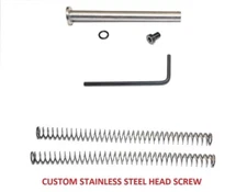 FOR GLOCK EXTRA POWER RECOIL GUIDE ROD KIT Fits 19 23 32 38 GEN 1-3  Black Screw