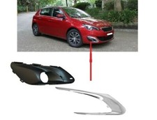 NEW FOR PEUGEOT 308 ALLURE 13-18 FRONT BUMPER FOGLIGHT GRILLE WITH CHROME RIGHT
