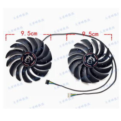 Ａー1 Graphics Card Fan PLD10010S12HH For MSI RTX2070 2070S GAMING Z/X