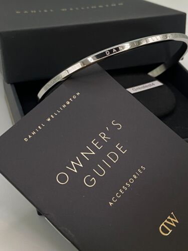 Daniel Wellington Classic Lumine Cuff Bangle Bracelet DW00400002 Stainless Large - Picture 6 of 7