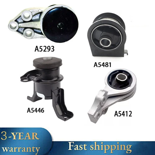 4pcs Engine Mounts A5412 A5293 A5446 A5481 For 2005- 2011 Mazda Tribute 3.0L V6