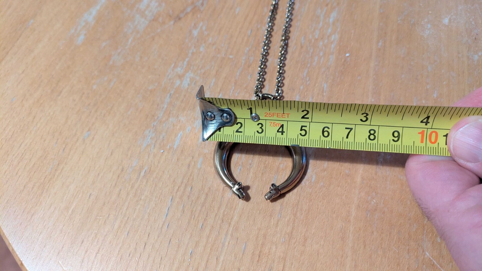 Vintage KALEVALA jewellery, necklage, Moose head "Hirvenpää", Bronze image 4