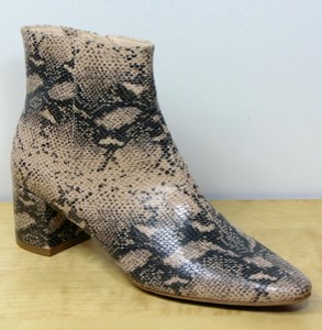 snake print ankle boots