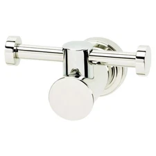 Alno A8786-PN Infinity Bath Double Robe Hook Polished Nickel