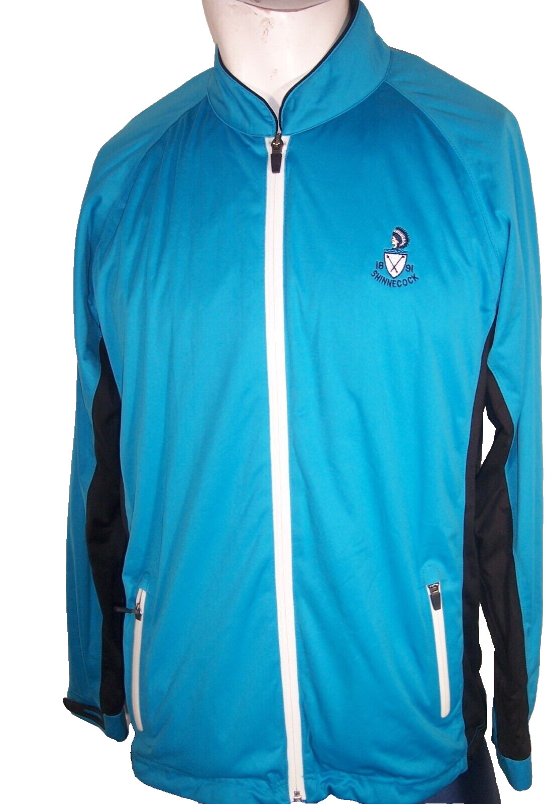 Sun Mountain Rainflex Large Blue Poly Rain Jacket… - image 2