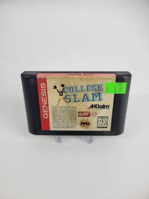 College Slam (Sega Genesis, 1996) Cart Only | Tested