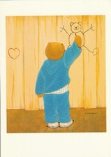 Postcard BEARHEAD for CHILD ed. Vintage 90's Virgin Art Cards New Condition