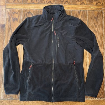 Musto Evolution Polartec Fleece Jacket Mens Medium Black Zip Pockets
