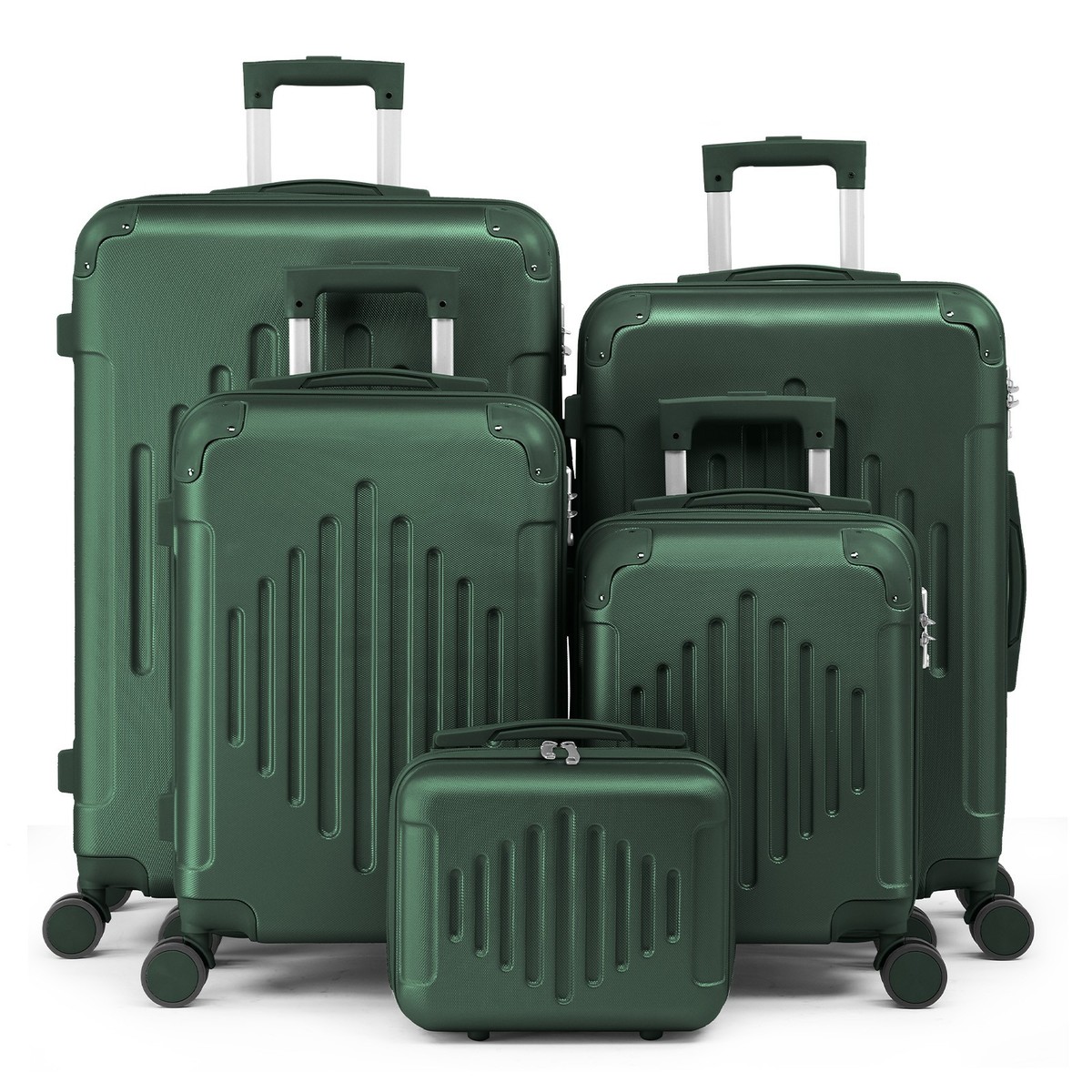 12+16+20+24+28 Inch Luggage Set Piece Suitcase Sets with TSA
