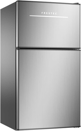 Frestec Mini Fridge with Freezer 3.2 Cu.Ft. 2 Door Refrigerator and Freezer Smal