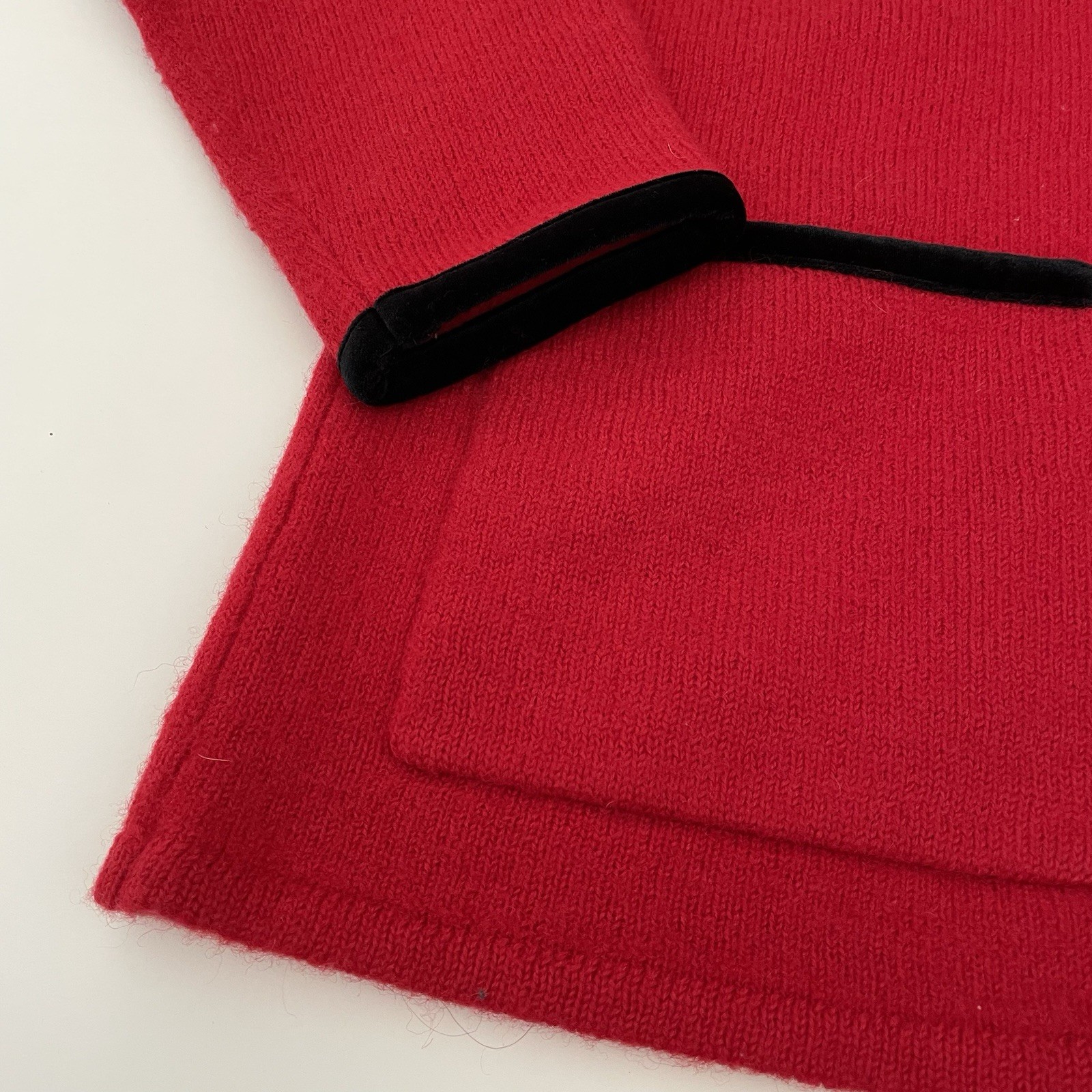 Vintage Pendleton Medium  100% Wool Red Sweater C… - image 5