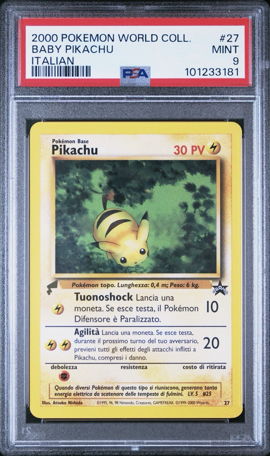 Pikachu 2010 Pikachu World Collection #27 Promo (Baby) Price Guide