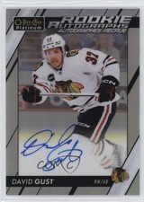 2023-24 O-Pee-Chee Platinum Rookie Auto Rainbow David Gust #R-GU Auto 5d9
