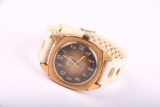 Glashutte Spezmatic Cal GUB 75 Date 70s Mens 36mm Automatic Watch Working