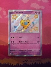 Pokemon Card Drifloon 155/091 Shiny Paldean Fates NM