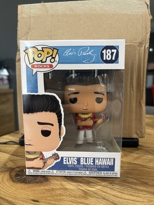 Funko Pop Rocks Elvis Presley Blue Hawaii #187 Vinyl Figur
