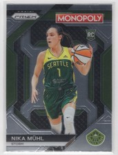 #WNBA26 Nika Muhl 2024-25 Prizm Monopoly WNBA Base * RC Seattle Storm