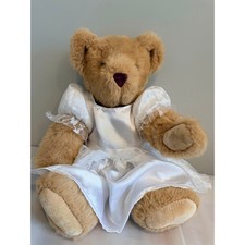 Vintage 1992 Vermont Teddy Bear Co. bride plush