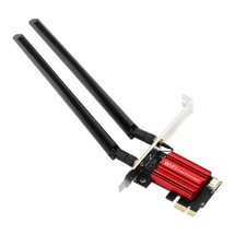 AC1200 PCIe WiFi Card Bluetooth 5.1, Dual Band Desktop Adapter Win10/11
