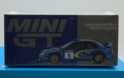 Mini GT Subaru Impreza WRC99 1999 Rally Australia Winner #5 986
