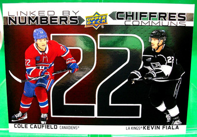 2023-24 UD TIM HORTONS GREATEST DUOS & PWHL LINKED BY NUMBERS INSERT YOU PICK