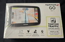 TomTom GO 50 S 5" GPS with Lifetime Map - Black NWT