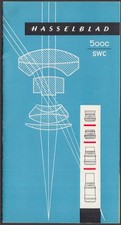 Hasselblad 500C SWC Camera Zeiss Lenses sales catalog 1961
