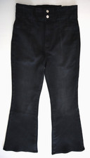 We The Free x FP OB2233809 Women's Sz 33 Onyx Black Jayde Crop Flare Jeans 98
