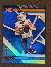 2020 Panini XR Football ZACK MOSS #131 RC Blue Parallel 54/199 Buffalo Bills 