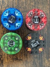 LEGO Ninjago Masters of Spinjitzu. Lot of 4 Spinners/Tops/ Beyblades