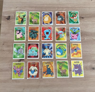 Pokémon Dunkin Boomer Sticker - 2001 - 20 Karten - inkl. 7x Holo - Gengar