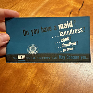 FREE SHIP! 1951 Social Security Employer Government Pamphlet Booklet