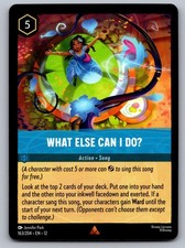 What Else Can I Do 163/204 Rare Wilds Unknown Lorcana Near Mint