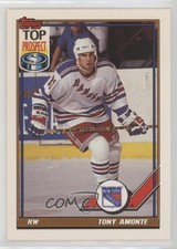 1991-92 Topps Blank Back Tony Amonte #26 1t8
