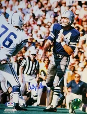 Craig Morton Dallas Cowboys Signed 8x10 Photo (PSA COA)