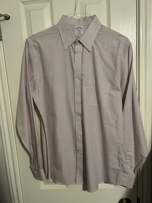 Brooks Brothers Button Down Dress Shirt Size 15 1/2 Neck, 34/35 Sleeve