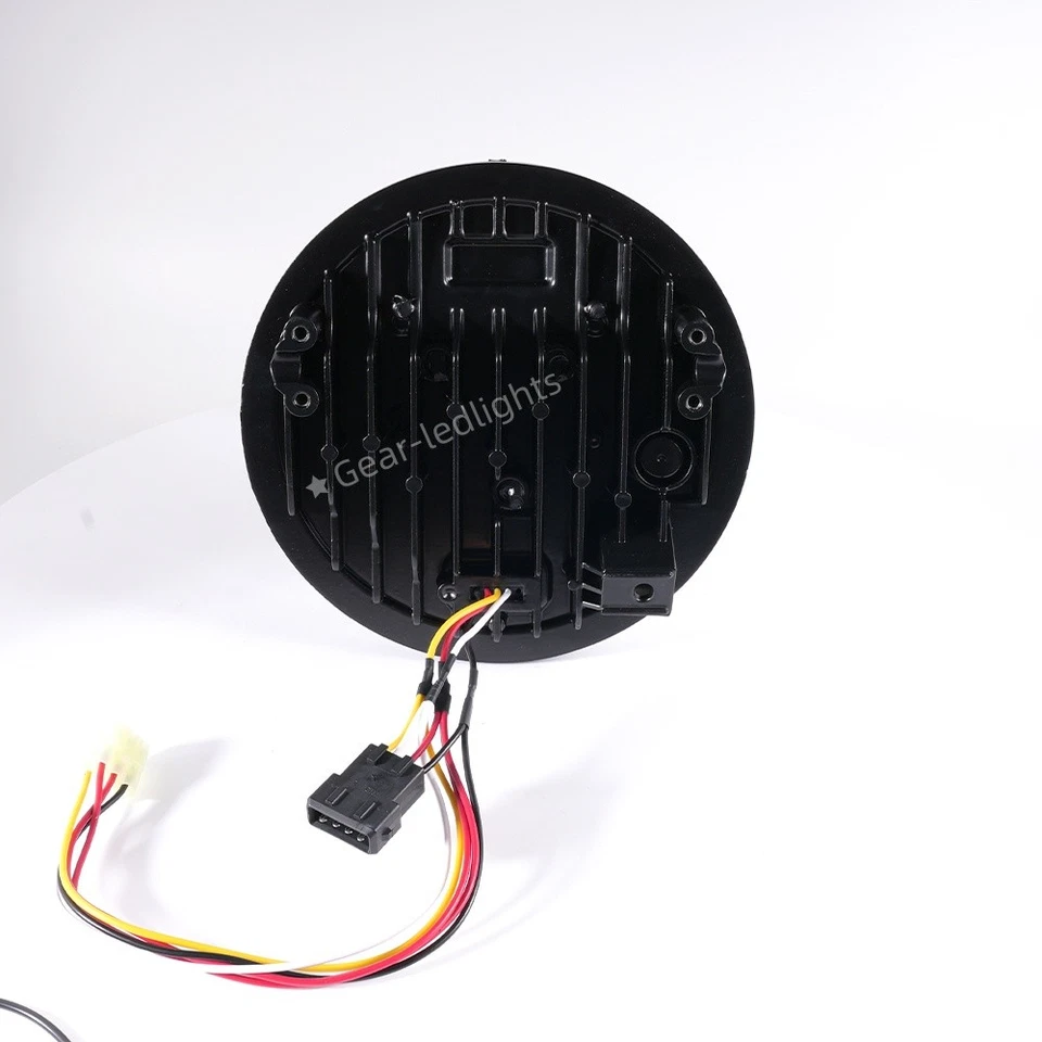 Conjunto de faros LED negros para Ducati Scrambler 2015-2022 lámpara de haz alto-bajo Foto 4 de 4