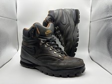 Vintage 1994 Nike Air Hiking Boots Women's Size 8 Brown Leather ACG 90s Retro