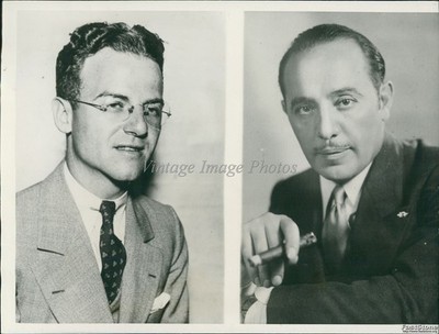 1933 Photo Hayden Mills Harry Jameson Back James Mattern Record Try Aviation 6X8