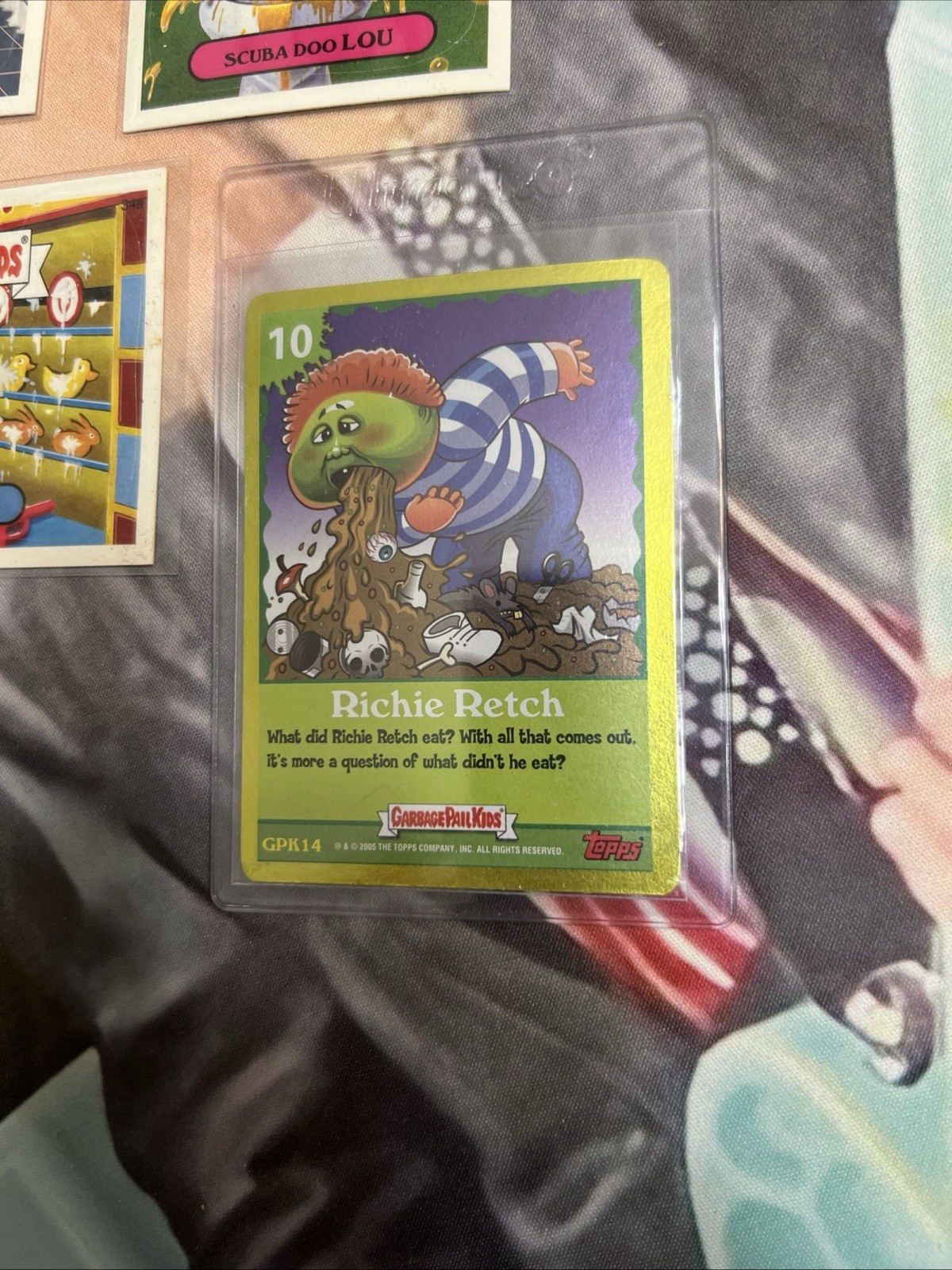 Ritchie Retch 2005 Topps Garbage Pail Kids #Gbk14 SSP RARE Plus 5 Bonus Cards