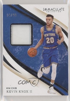 2019-20 Panini Immaculate Swatches 34/99 Kevin Knox II #SW-KKX s3g