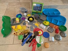 70 Pieces Mini Play Kitchen Grocery Accessories Kids Pretend Cooking Playset