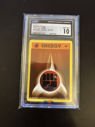 Fighting Energy (1st Edition) graded PSA 10 for sale on eBay