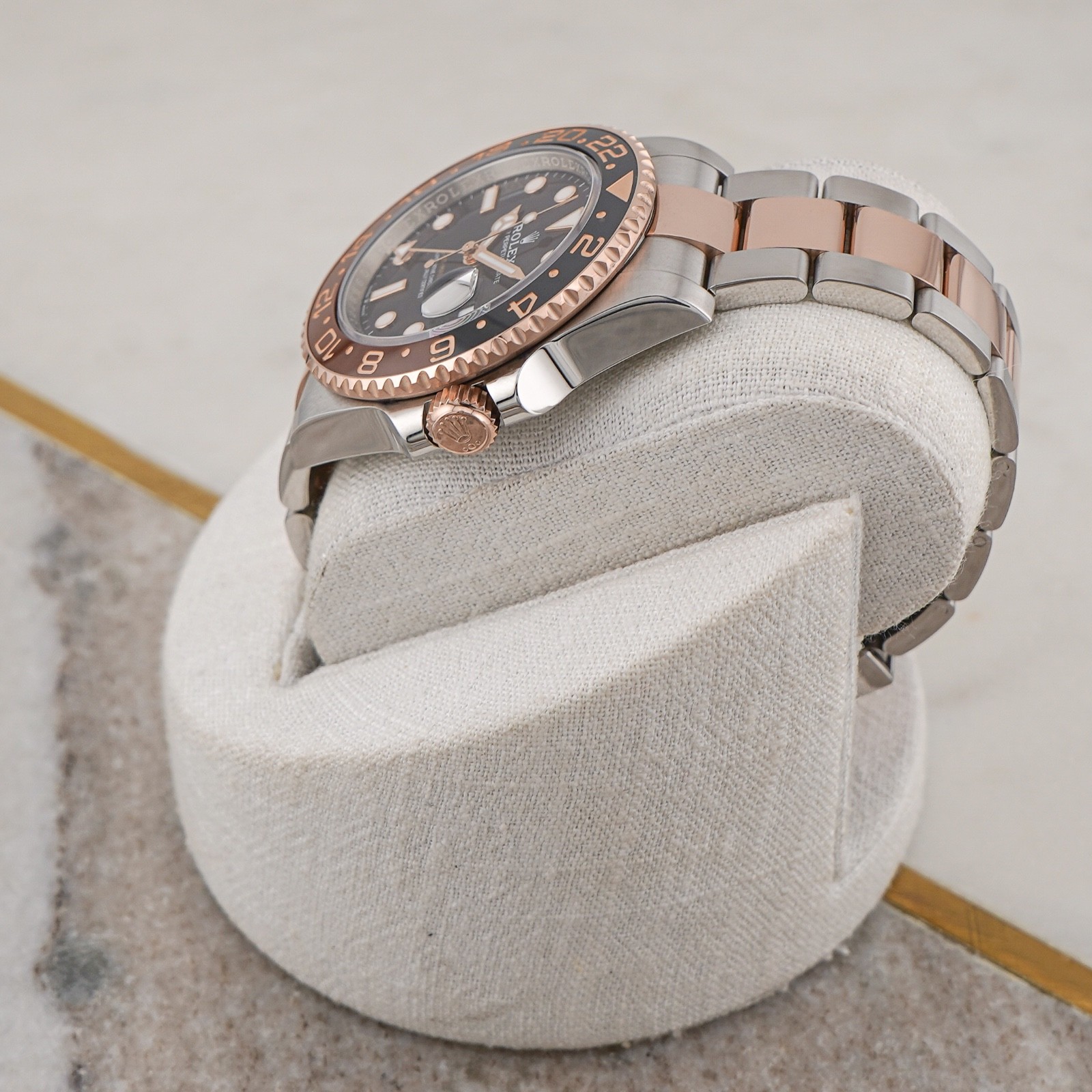 Gmt Time Rolex GMT-Master II 126711CHNR Everose Two Tone 18k Rootbeer 2023 | eBay