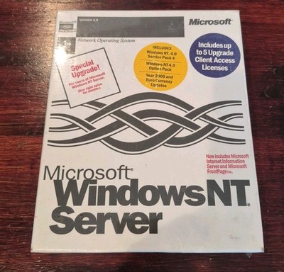 Windows NT Server 4.0 Upgrade 5 Client Pack CD-ROM Brand New Factoiry Sealed