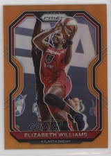 2021 Panini Prizm WNBA Orange Prizm 22/50 Elizabeth Williams #34 0q5k